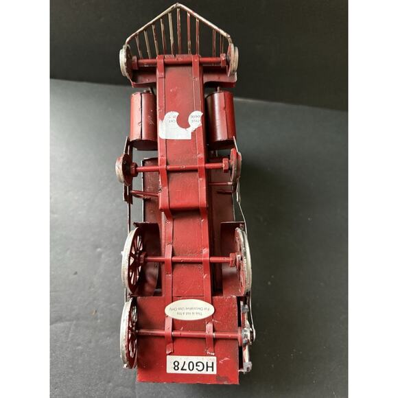 Metal Classic Locomotive Christmas Holiday Table Top Decor Model Train Red 10” - Picture 9 of 9